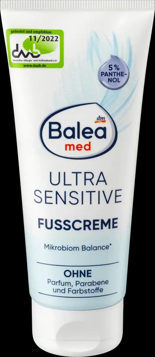 Balea Fußcreme Ultra Sensitive, 100 ml