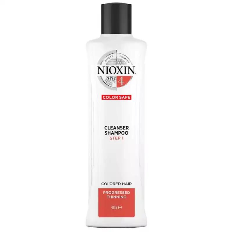 Nioxin System 4 przeciw wypadaniu do włosów farbowanych i znacznie przerzedzonych, 300 ml