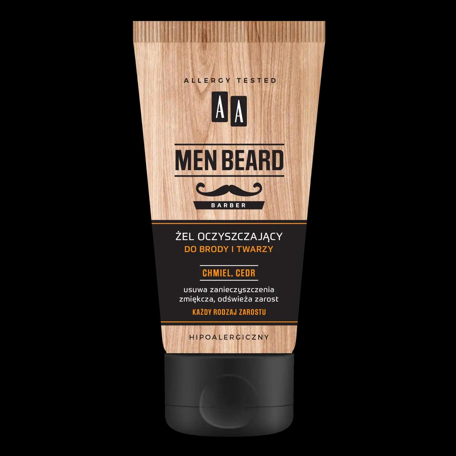 AA Men Beard żel do mycia twarzy i brody, 150 ml