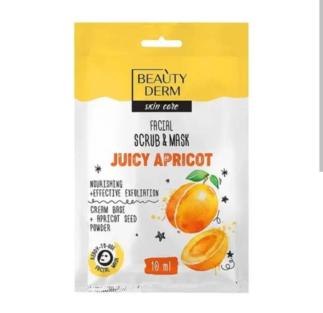 Beauty Derm BEAUTY DERM skin care абрикосовий скраб і маска з Абрикосом 10ml