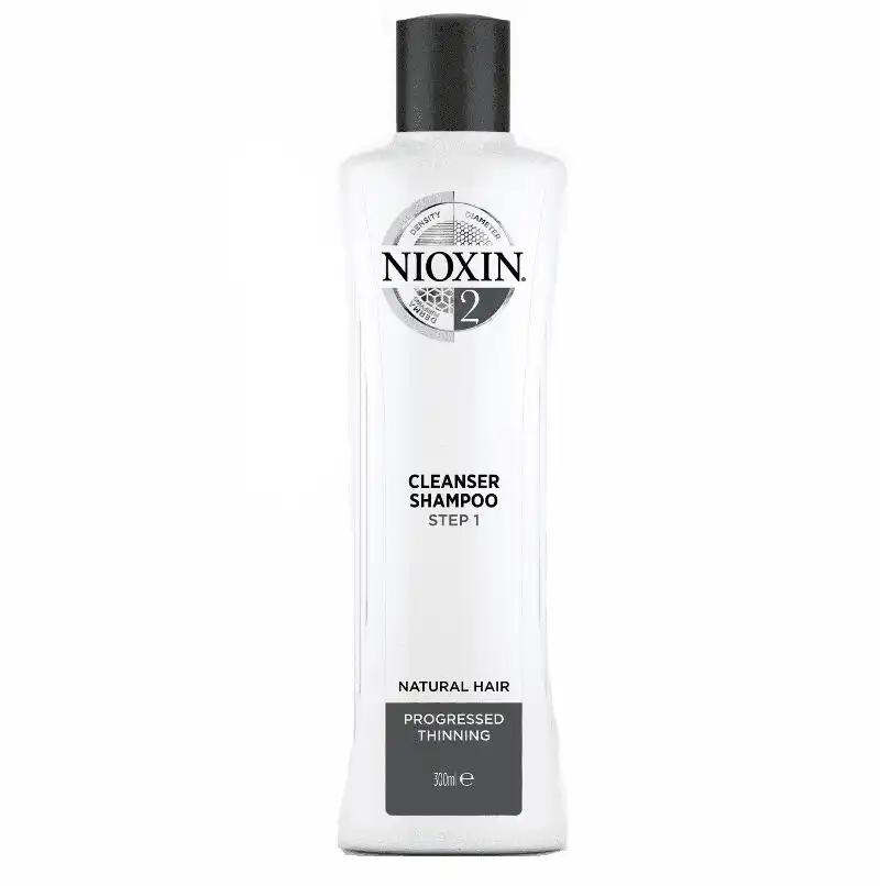 Nioxin System 2 przeciw wypadaniu do włosów naturalnych i znacznie przerzedzonych, 300 ml