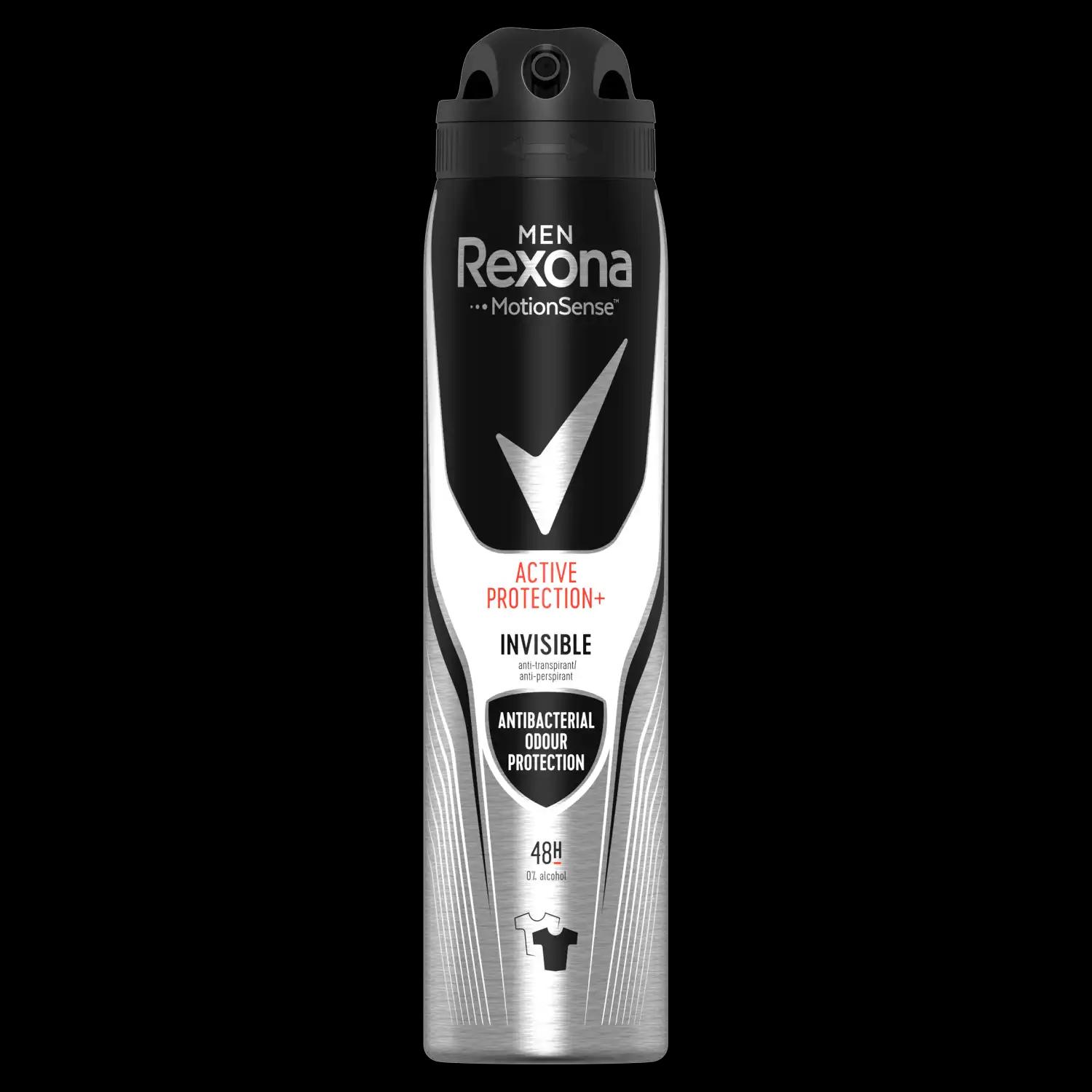 Rexona Men Active Protection+ Invisible dezodorant męski w sprayu, 250 ml