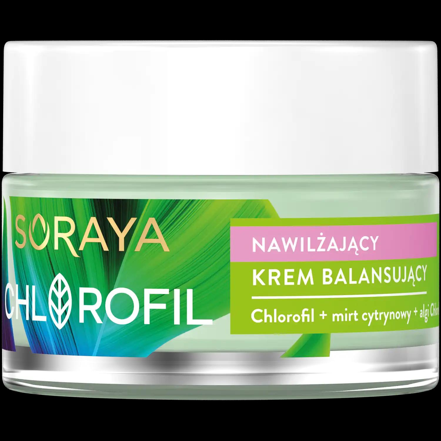 Soraya Chlorofil nawilżający krem do twarzy, 50 ml