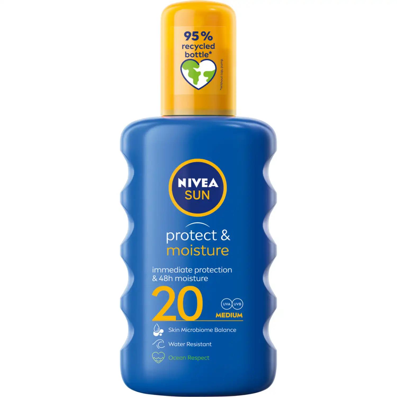 Nivea Sun balsam do opalania w sprayu z filtrem SPF20, 200 ml