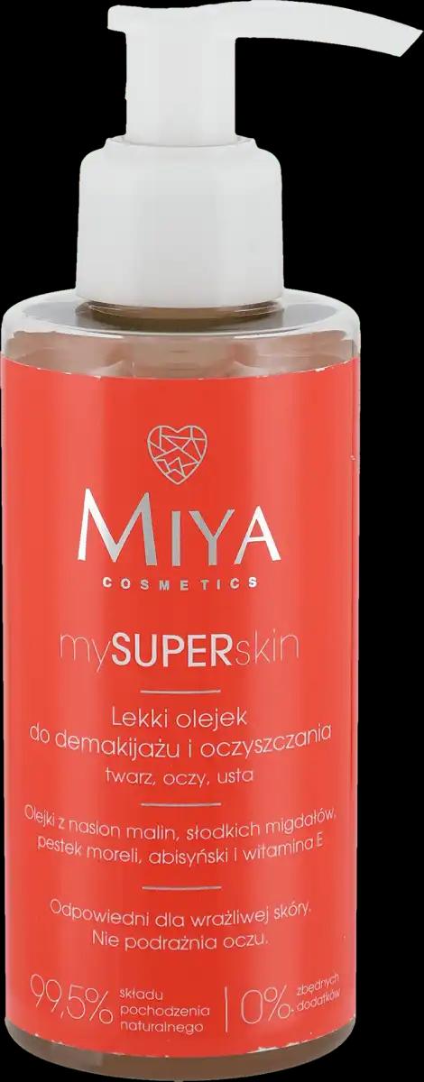 MIYA COSMETICS mySUPERskin Lekki Olejek do demakijażu i oczyszczania twarzy, oczu,ust, 140 ml