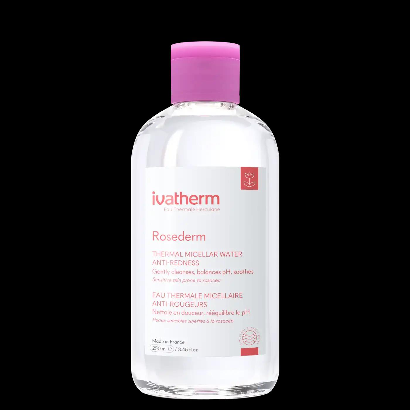 Ivatherm Rosederm міцелярний лосьйон для шкіри схильної до почервоніннь