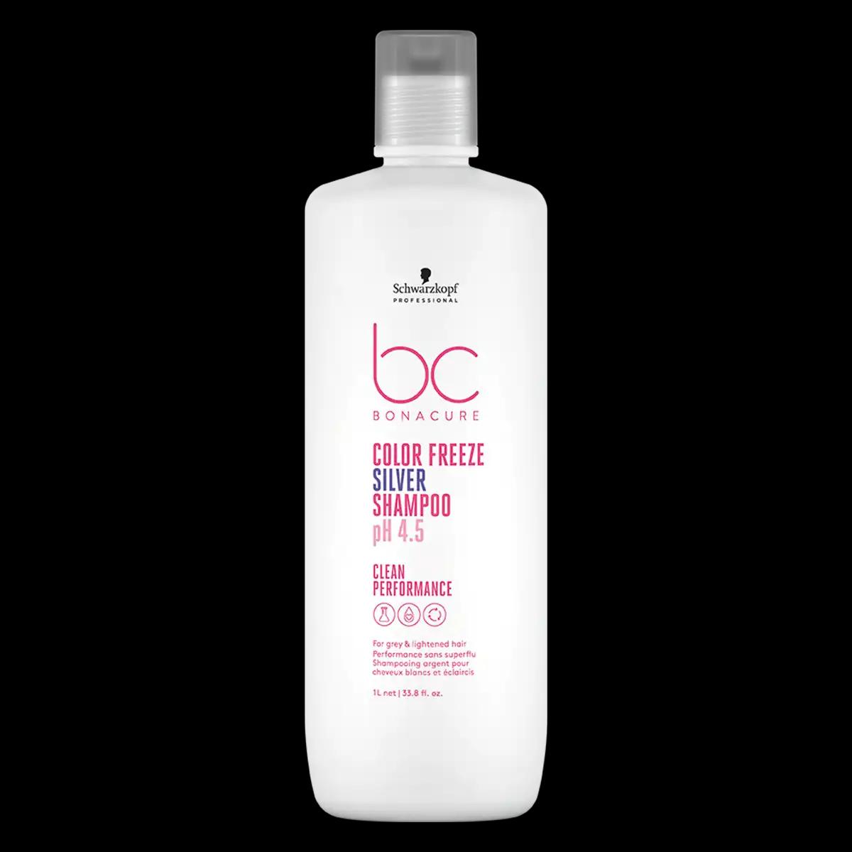 Schwarzkopf Professional BC Color Freeze Silver do włosów farbowanych chłodnych odcieni blond, 1000 ml