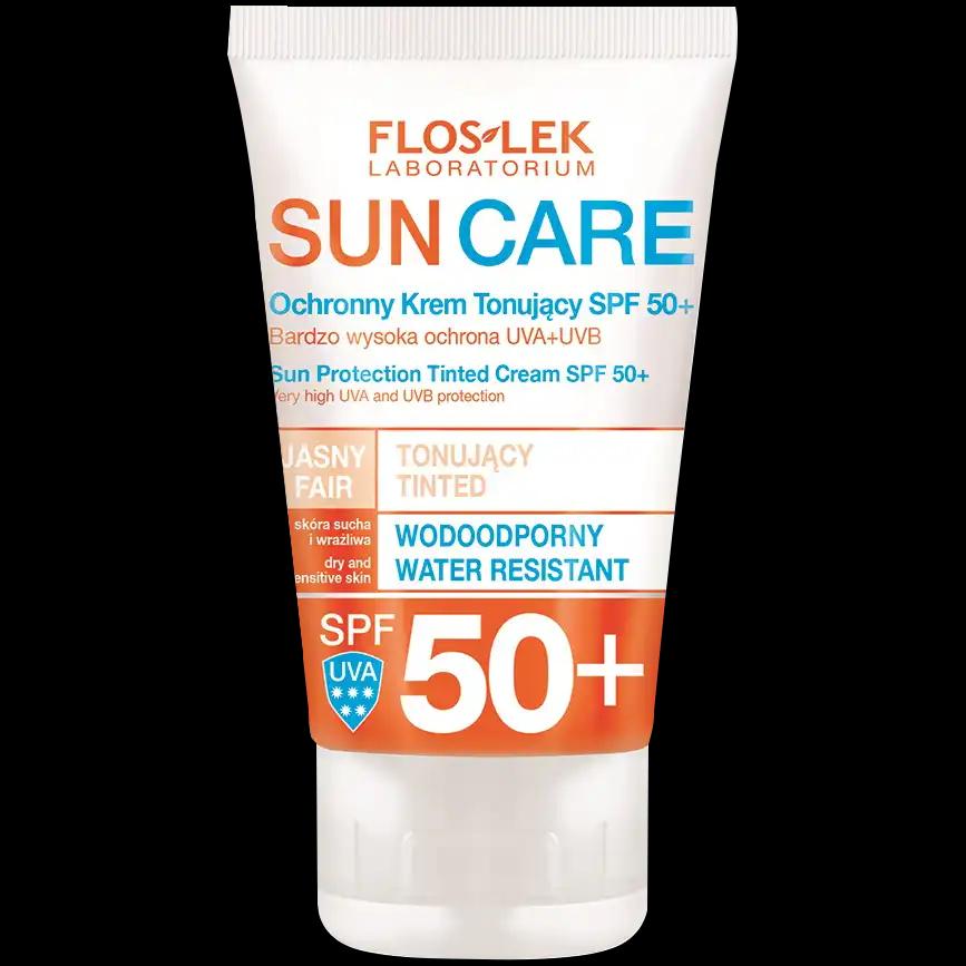 Floslek Sun krem do twarzy dla cery suchej i wrażliwej SPF50+, 50 ml