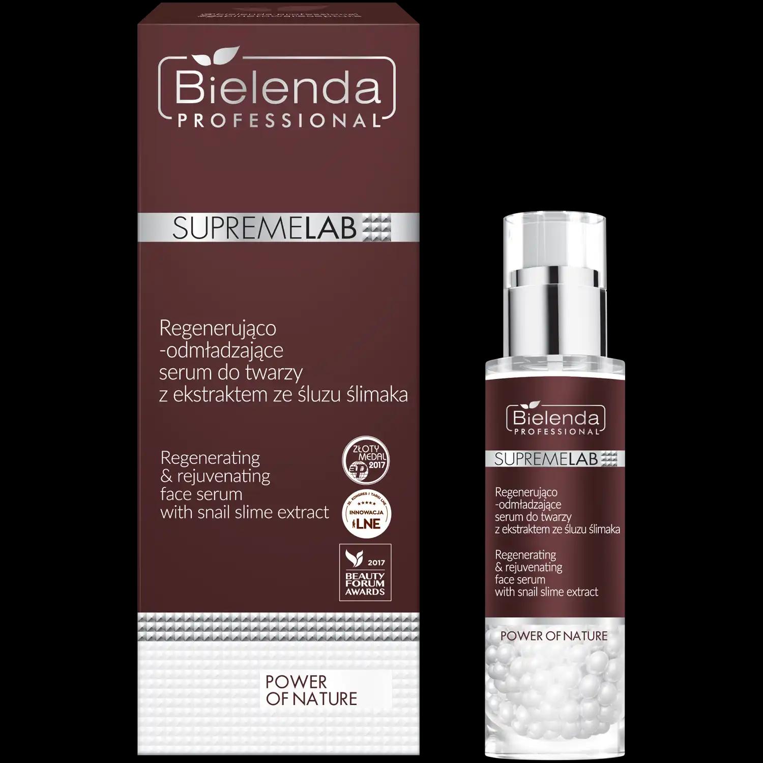 Bielenda Professional Power Of Nature regenerująco-odmładzające serum z ekstraktem ze śluzu ślimaka, 30 g