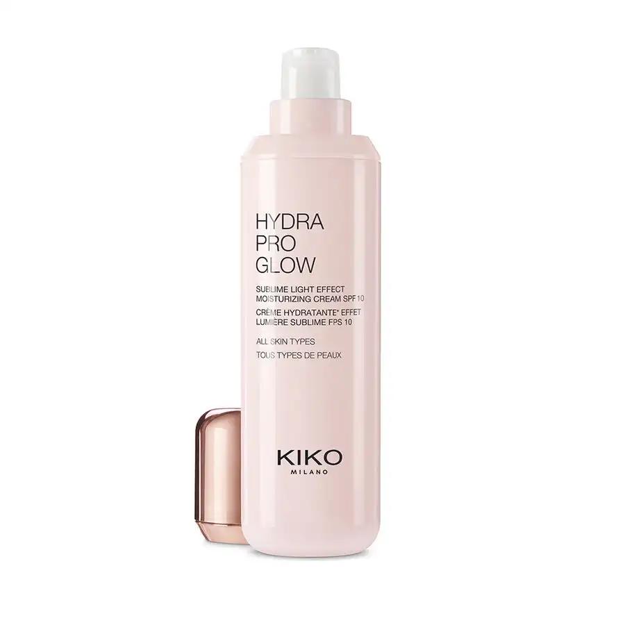 Kiko Milano Hydra Pro Glow nawilżający krem zapewniąjący efekt blasku z kwasem hialuronowym do każdego typu skóry, 50 ml