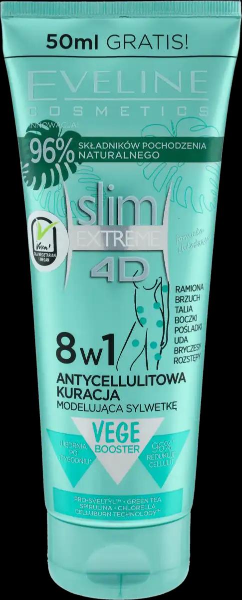 Eveline Cosmetics Kuracja modelujaca sylwetkę Slim Ex 4D Antycellulit, 250 ml