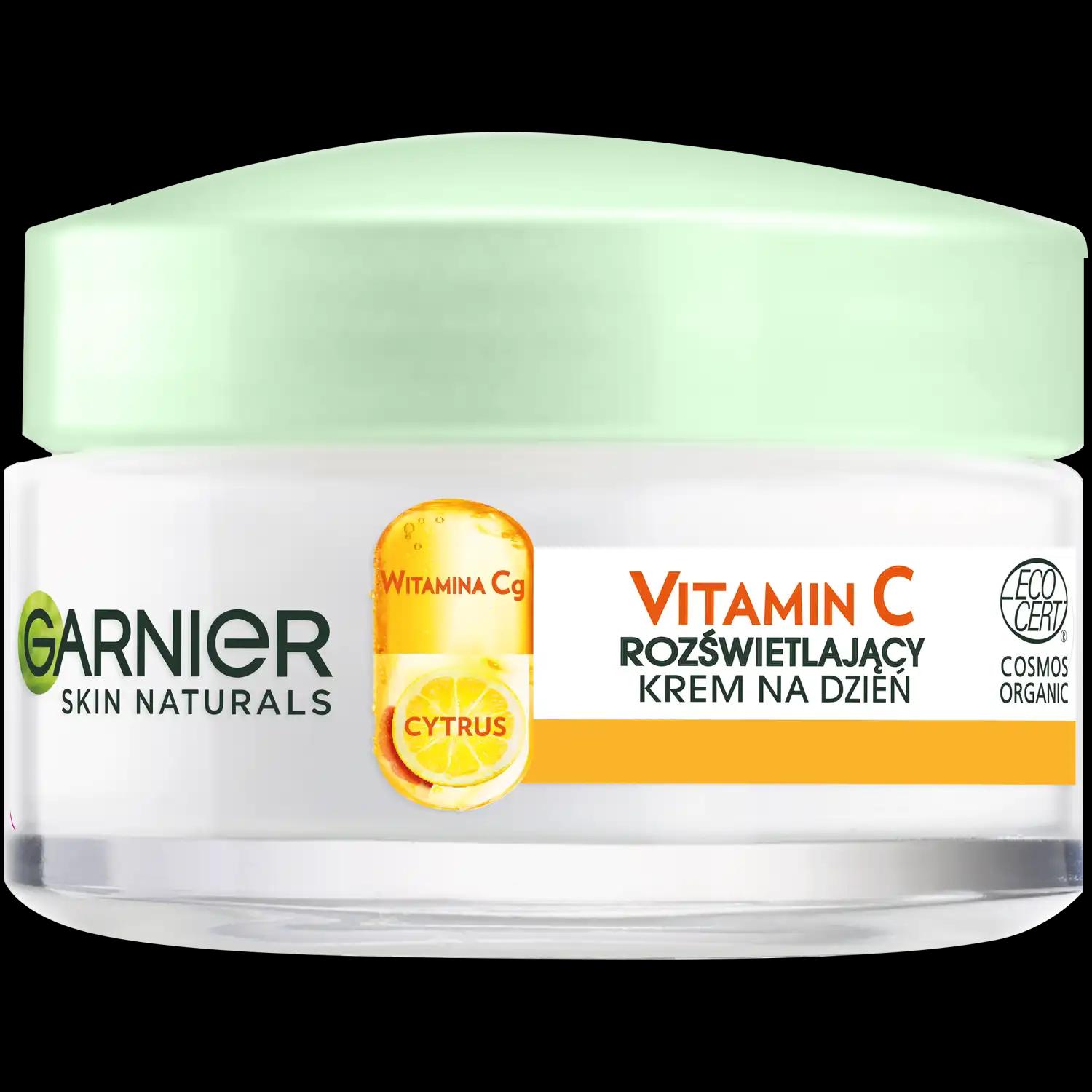 Garnier Vitamin C rozświetlający krem z witaminą C do twarzy na dzień, 50 ml