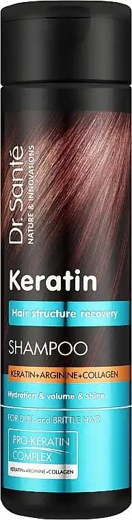 Dr. Sante Шампунь для тьмяного та ламкого волосся, Dr. Sante Keratin Shampoo