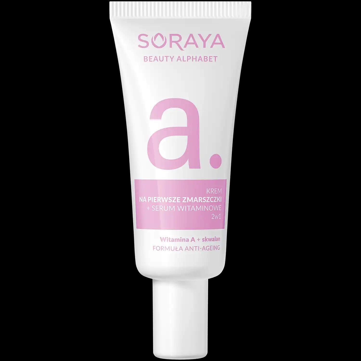 Soraya Beauty Alfabet krem i serum 2w1 do twarzy, 30 ml