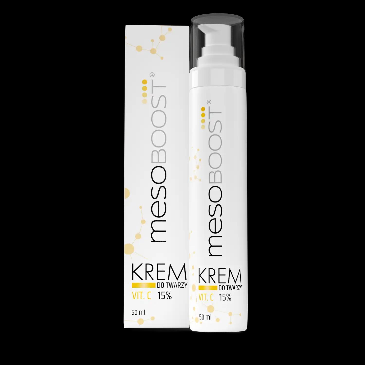 Mesoboost Vitamin C krem do twarzy z 15% witaminą C, 50 ml