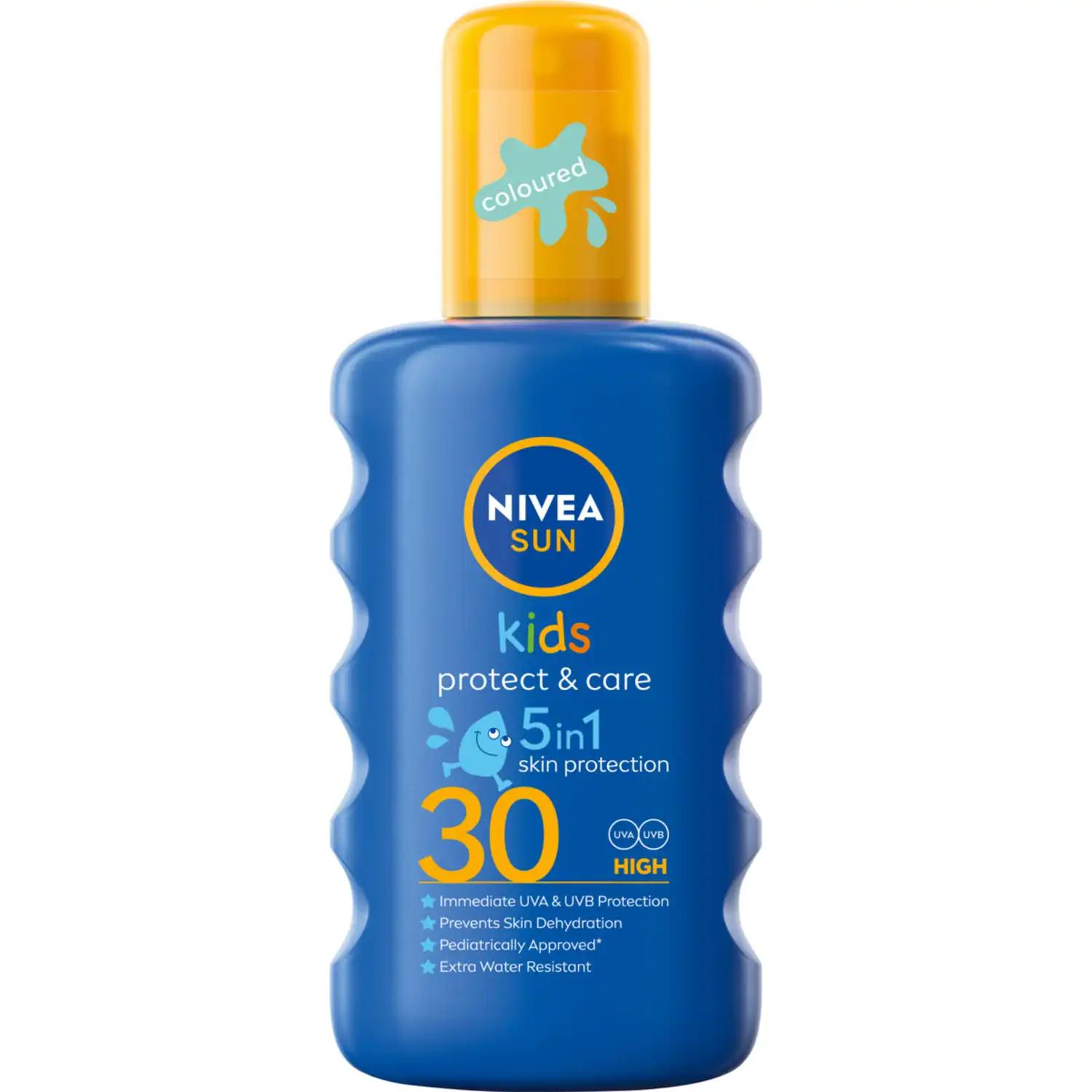 Nivea Sun Kids nawilżający spray ochronny dla dzieci SPF30, 200 ml