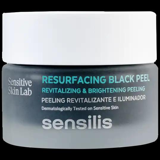 Sensitive Skin Lab Sensilis Resurfacing Black Peel rewitalizująco-rozświetlający peeling do twarzy, 50 g