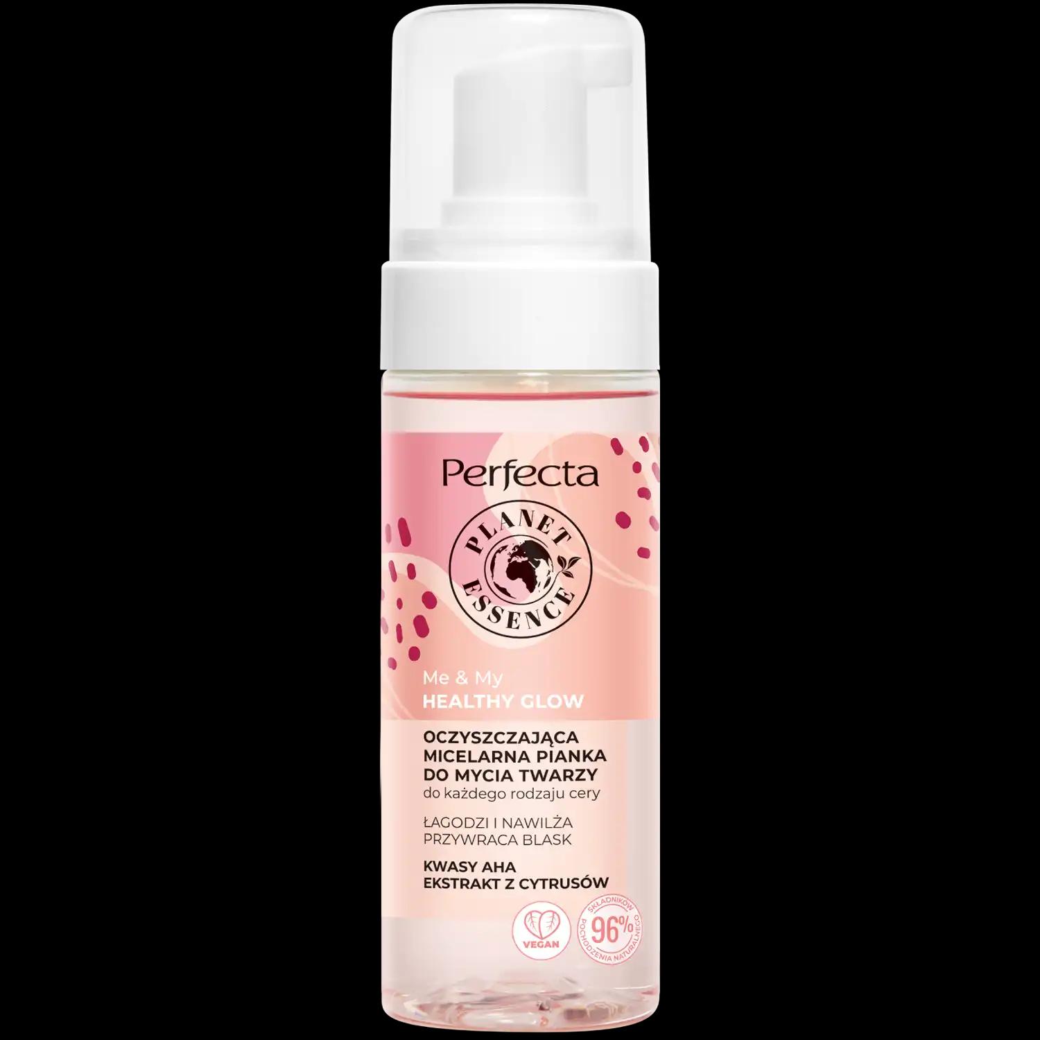 Perfecta Me&My Healthy Glow oczyszczająca micelarna pianka do mycia twarzy, 160 ml