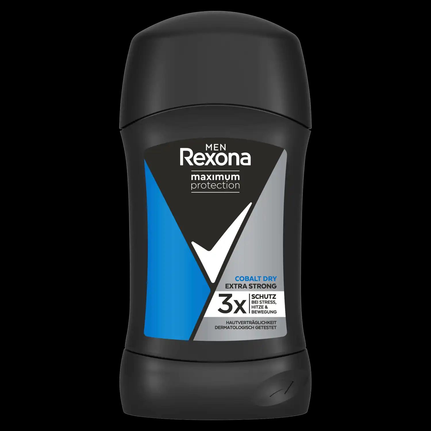 Rexona Men Maximum Protection Cobalt Dry antyperspirant w sztyfcie męski, 40 ml