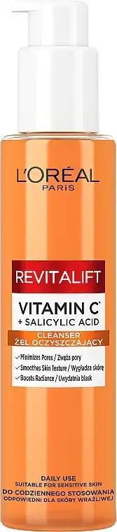 L'Oreal Paris Пінка для очищення шкіри обличчя, Revitalift Vitamin C Cleanser