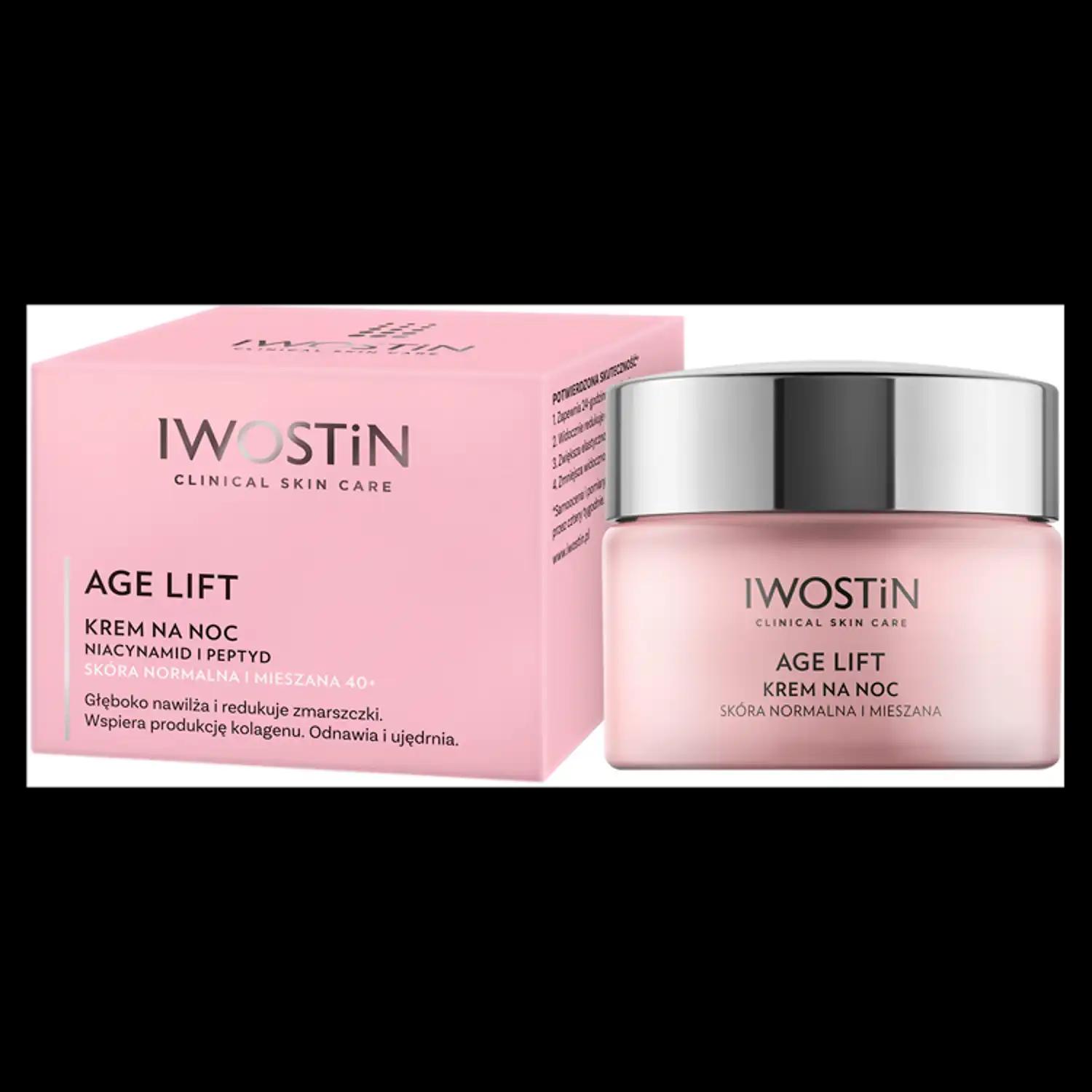 Iwostin Age Lift krem na noc do cery mieszanej, 50 ml