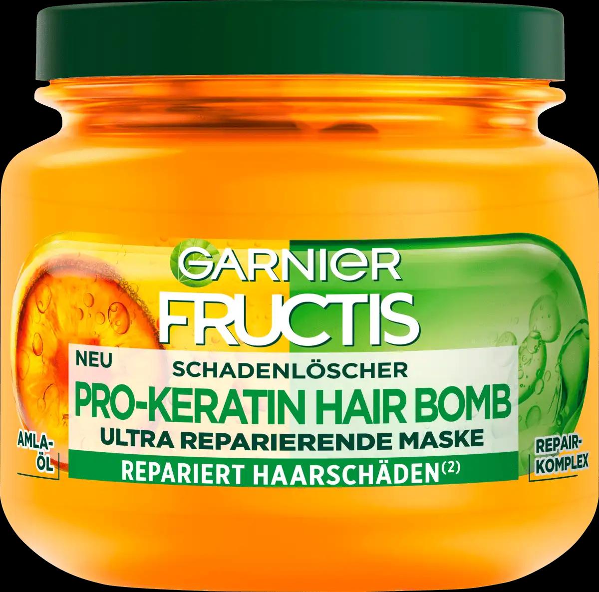 Garnier Haarmaske Schadenlöscher Pro-Keratin Hair Bomb, 320 ml