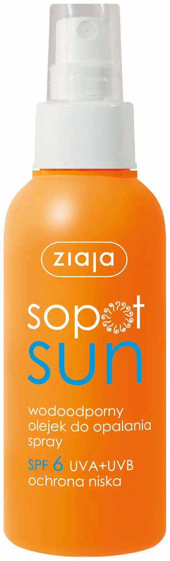 Ziaja Sopot Sun olejek do opalania SPF6, 125 ml