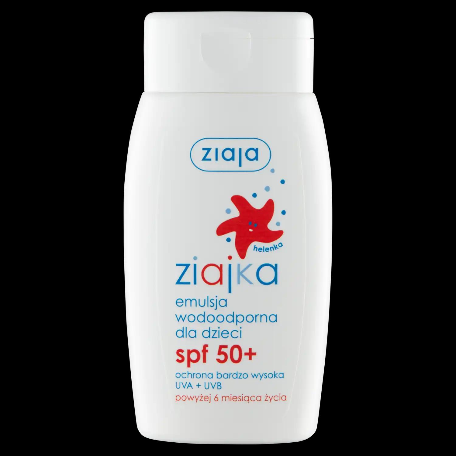 Ziaja Ziajka emulsja do opalania dla dzieci SPF50+, 125 ml