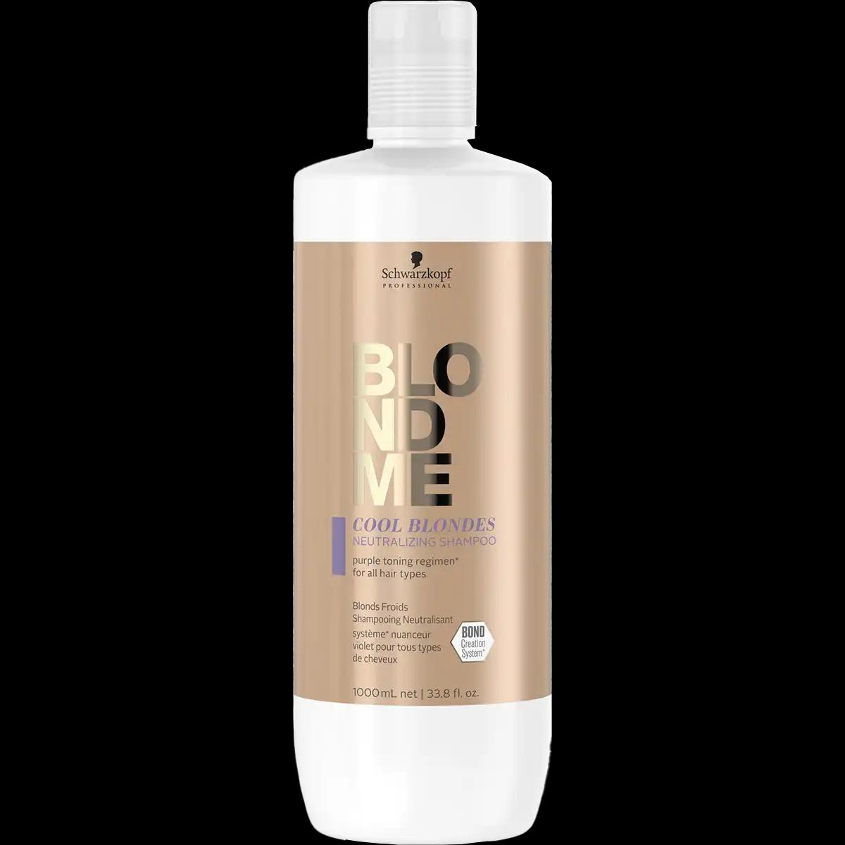 Schwarzkopf Professional BlondMe Cool Blondes do włosów dla zimnych odcieni blond, 1000 ml