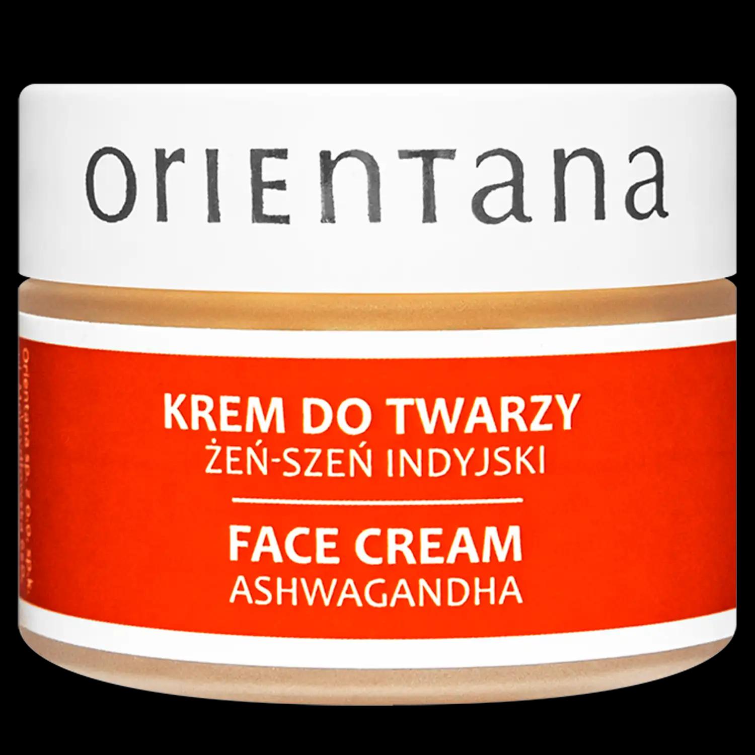 Orientana krem do twarzy z żeń-szeń indyjski na dzień i noc, 40 g