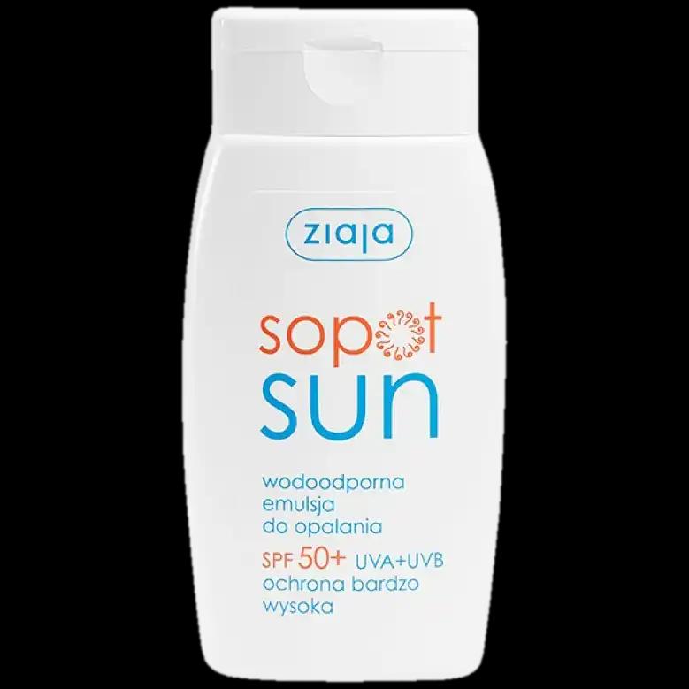 Ziaja Sopot Sun wodoodporna emulsja do opalania SPF50+, 125 ml