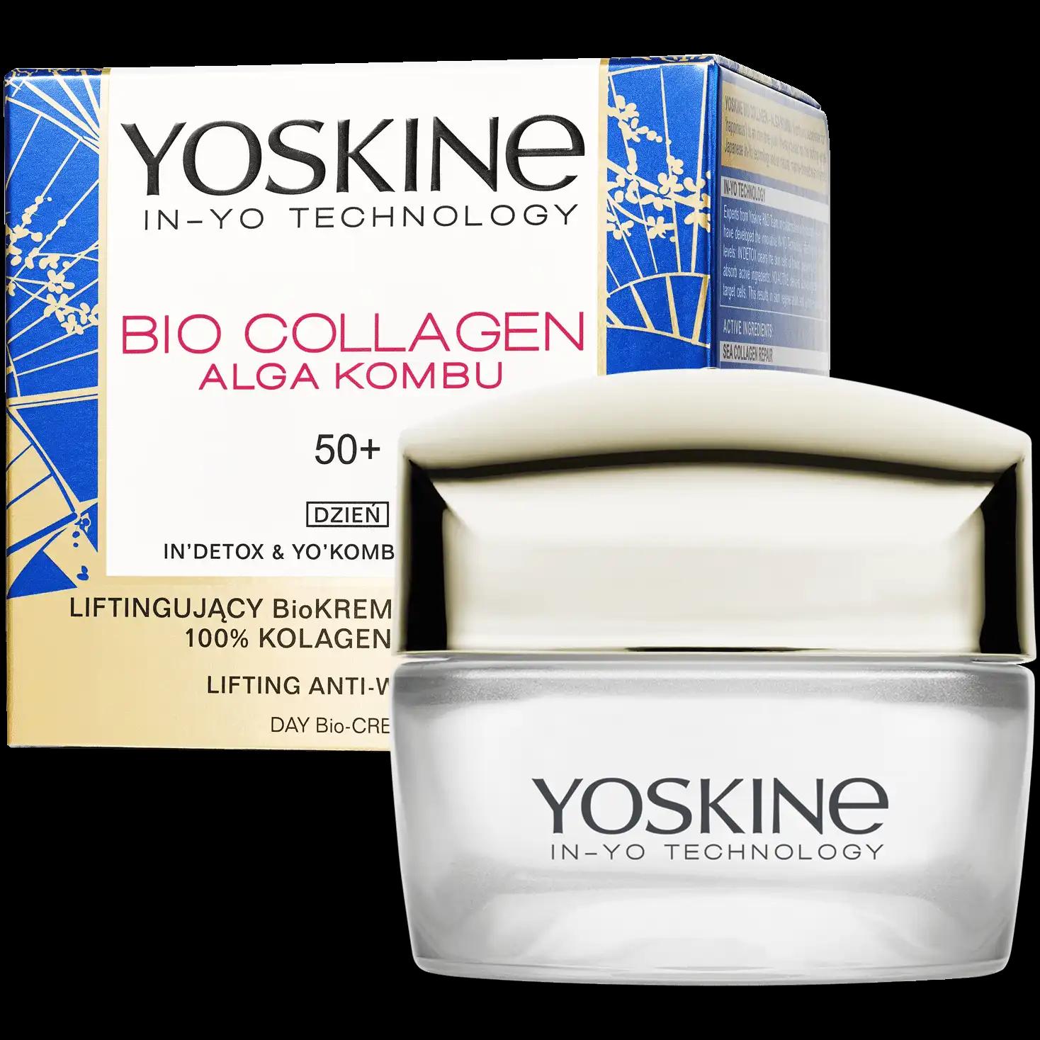 Yoskine Bio Collagen krem do twarzy 50+ na dzień, 50 ml