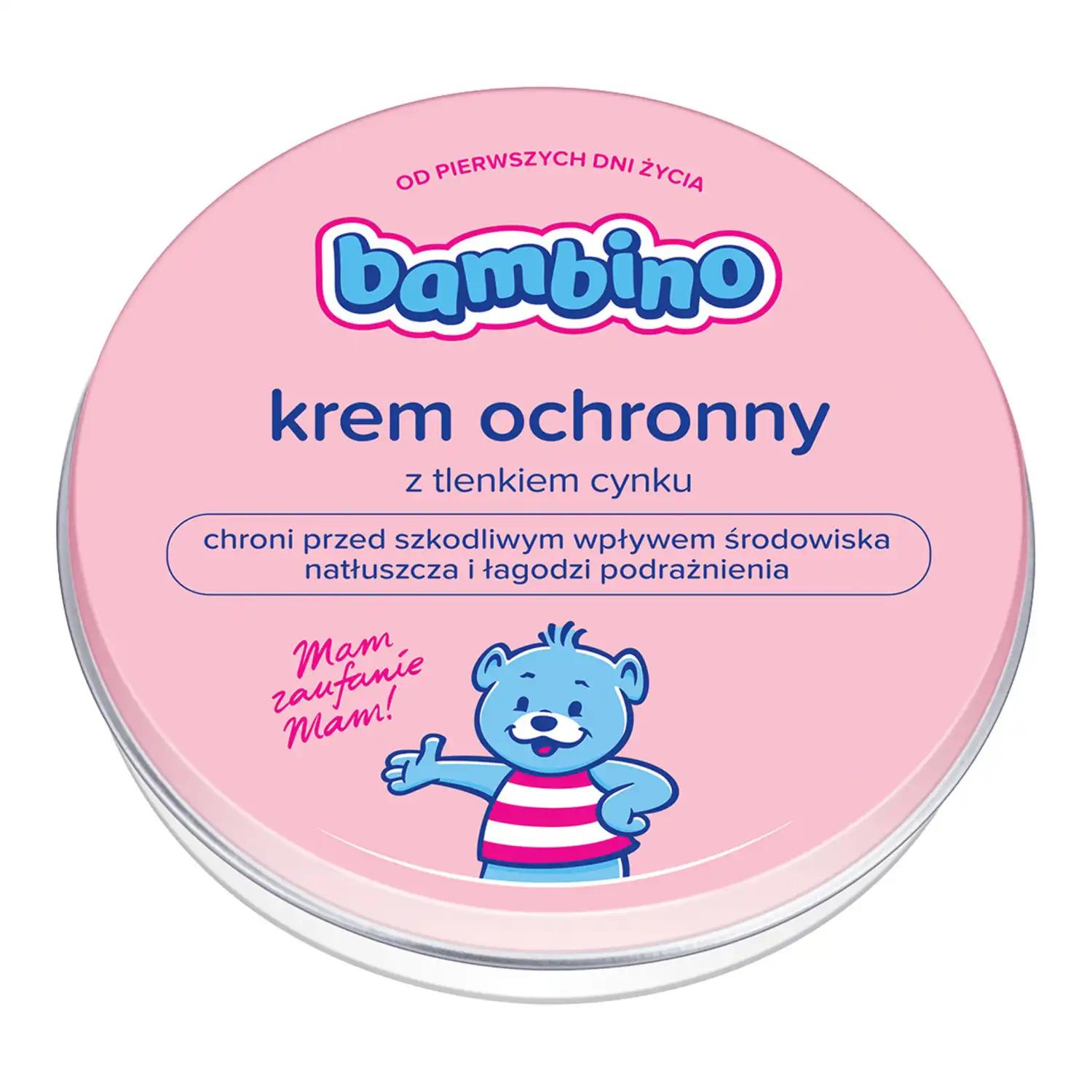 Bambino Dla niemowląt krem ochronny + kojący z tlenkiem cynku, 150 ml