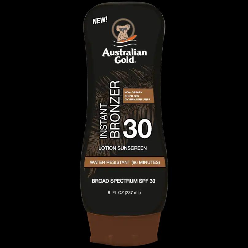 Australian Gold Instant Bronzer krem przeciwsłoneczny z bronzerem SPF30, 237 ml