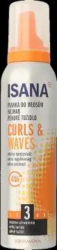 ISANA Curls&Waves do włosów poziom utrwalenia 3 150 ml