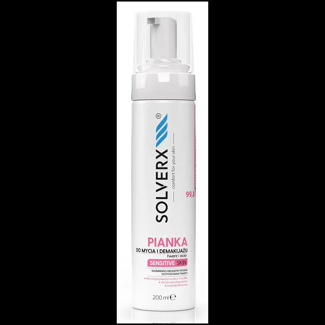 Solverx pianka do mycia twarzy, 200 ml