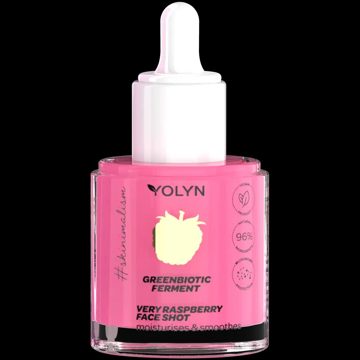 Yolyn bardzo malinowe serum do twarzy, 20 ml