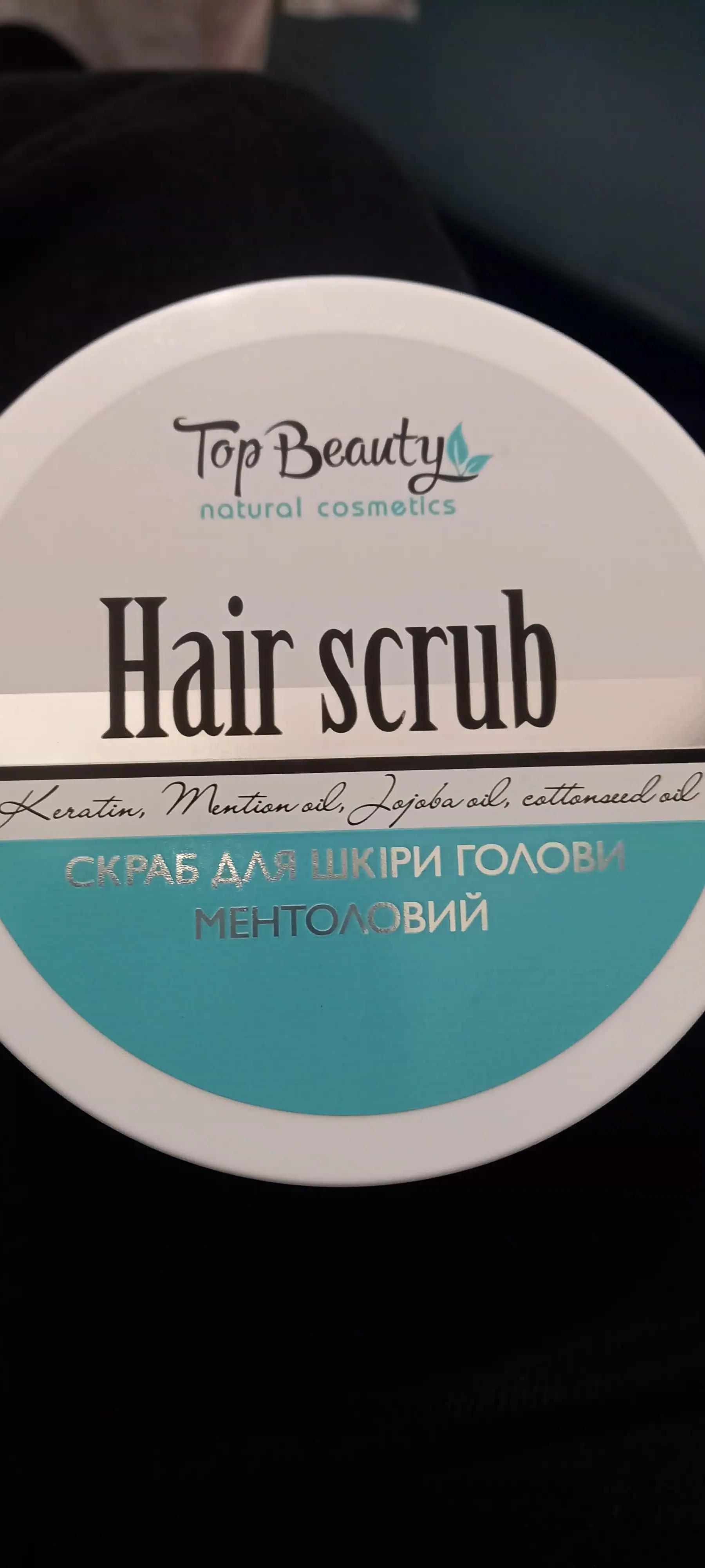 Top Beauty Скраб для шкіри голови ментоловий