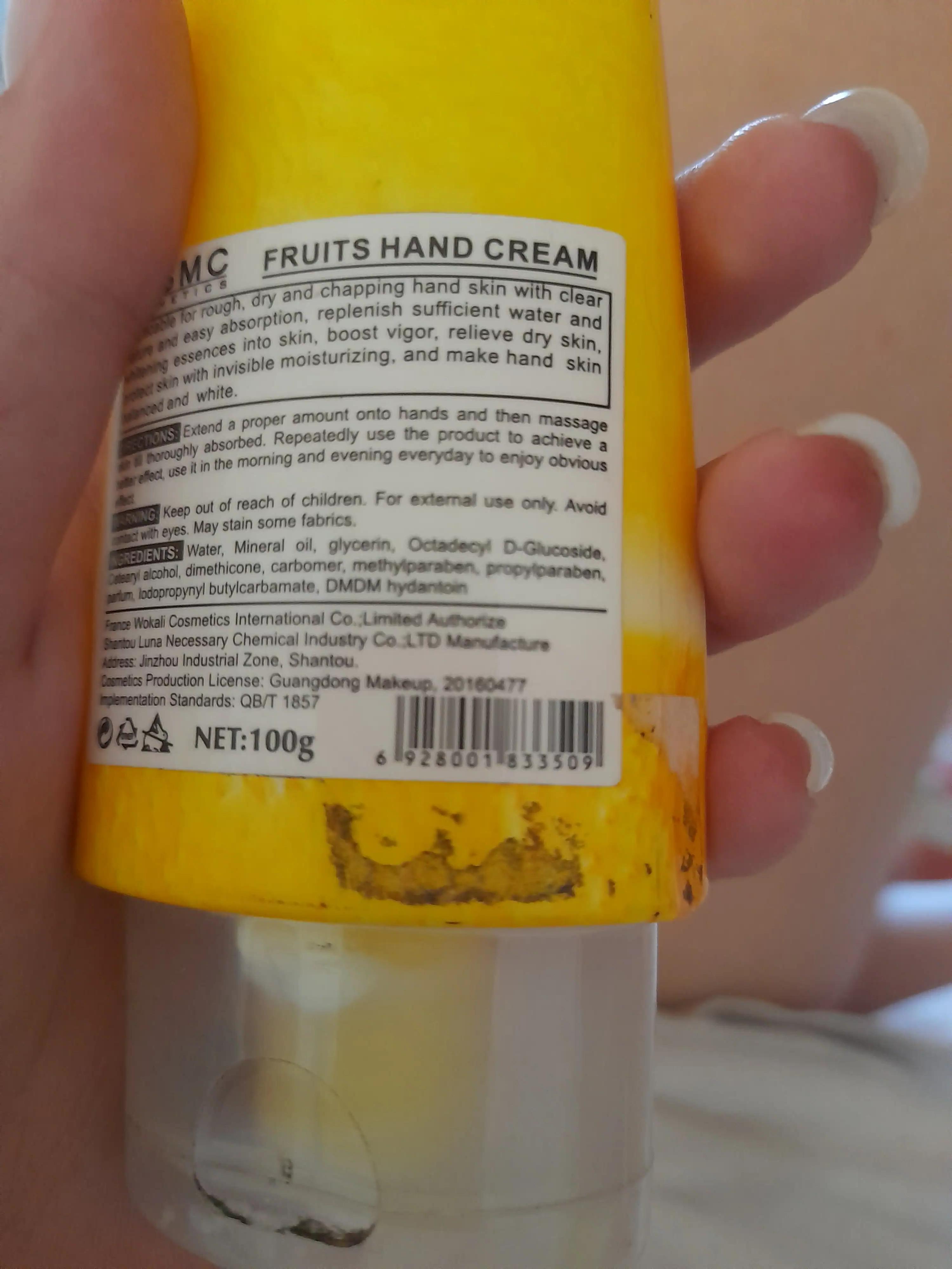 Fasmc Cosmetics Hand Cream Natural Fresh Lemon Gel