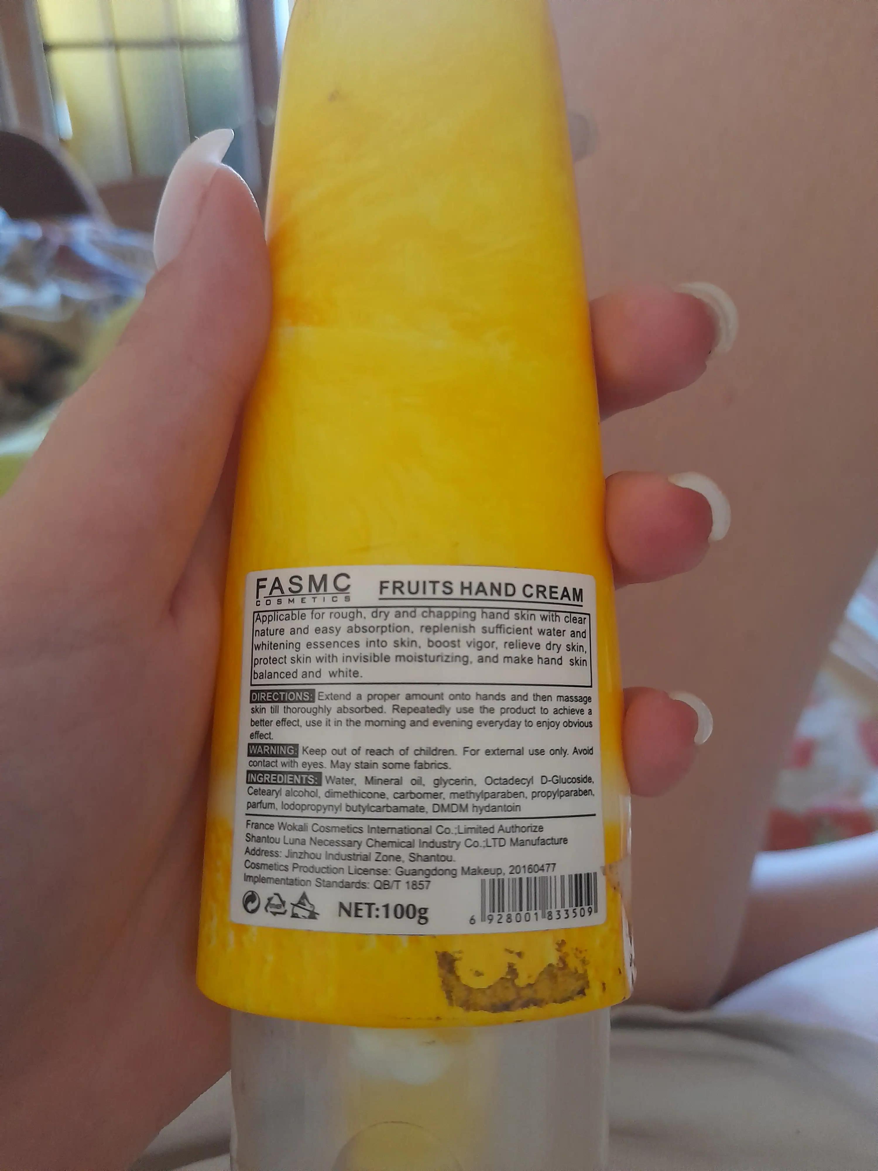 Fasmc Cosmetics Hand Cream Natural Fresh Lemon Gel