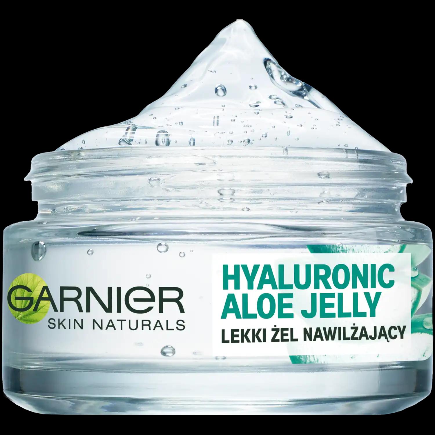 Garnier Hyaluronic Aloe Jelly lekki żel nawilżający do twarzy dla skóry normalnej i mieszanej, 50 ml