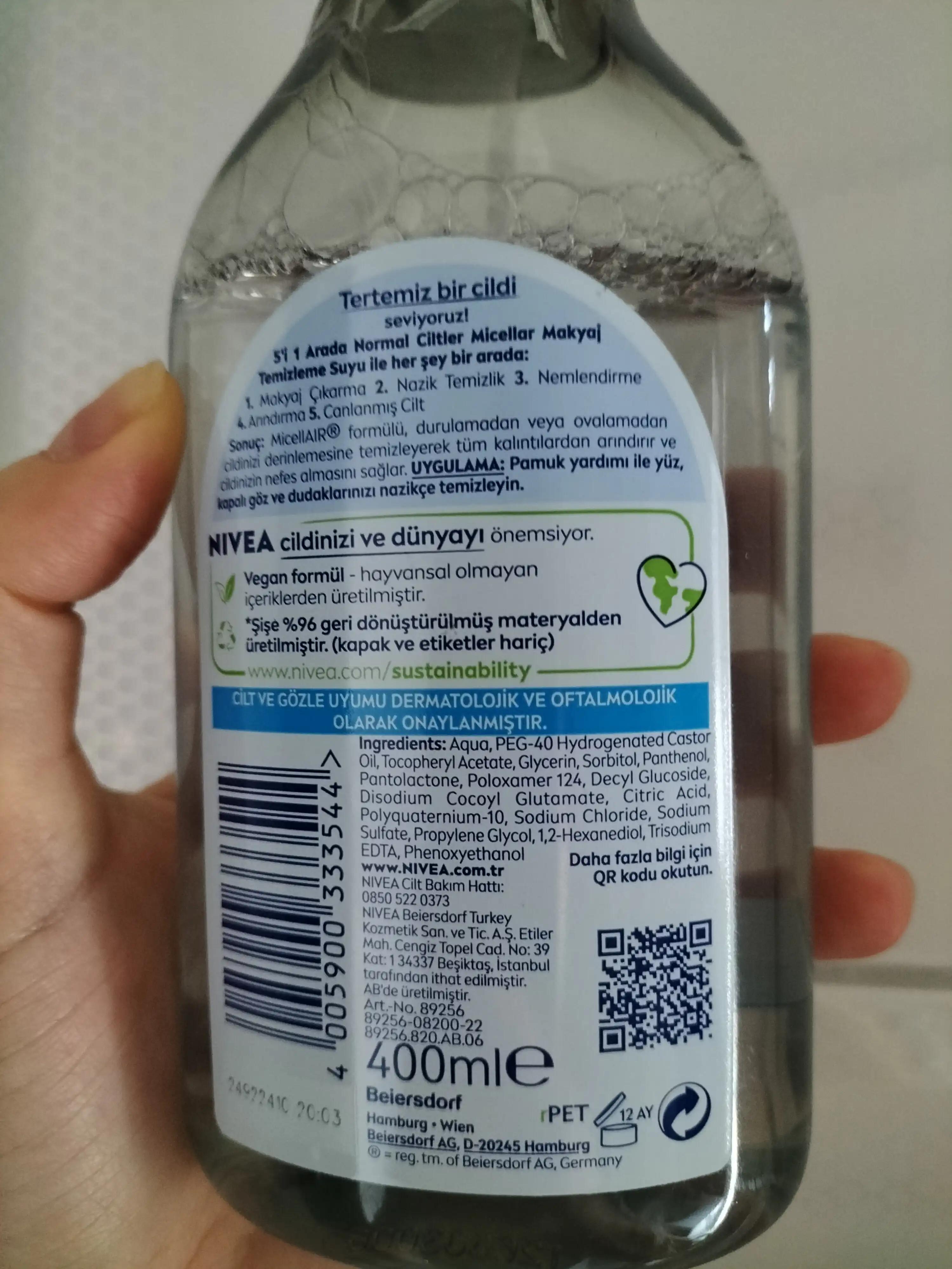 Nivea Makyaj Temizleme Suyu