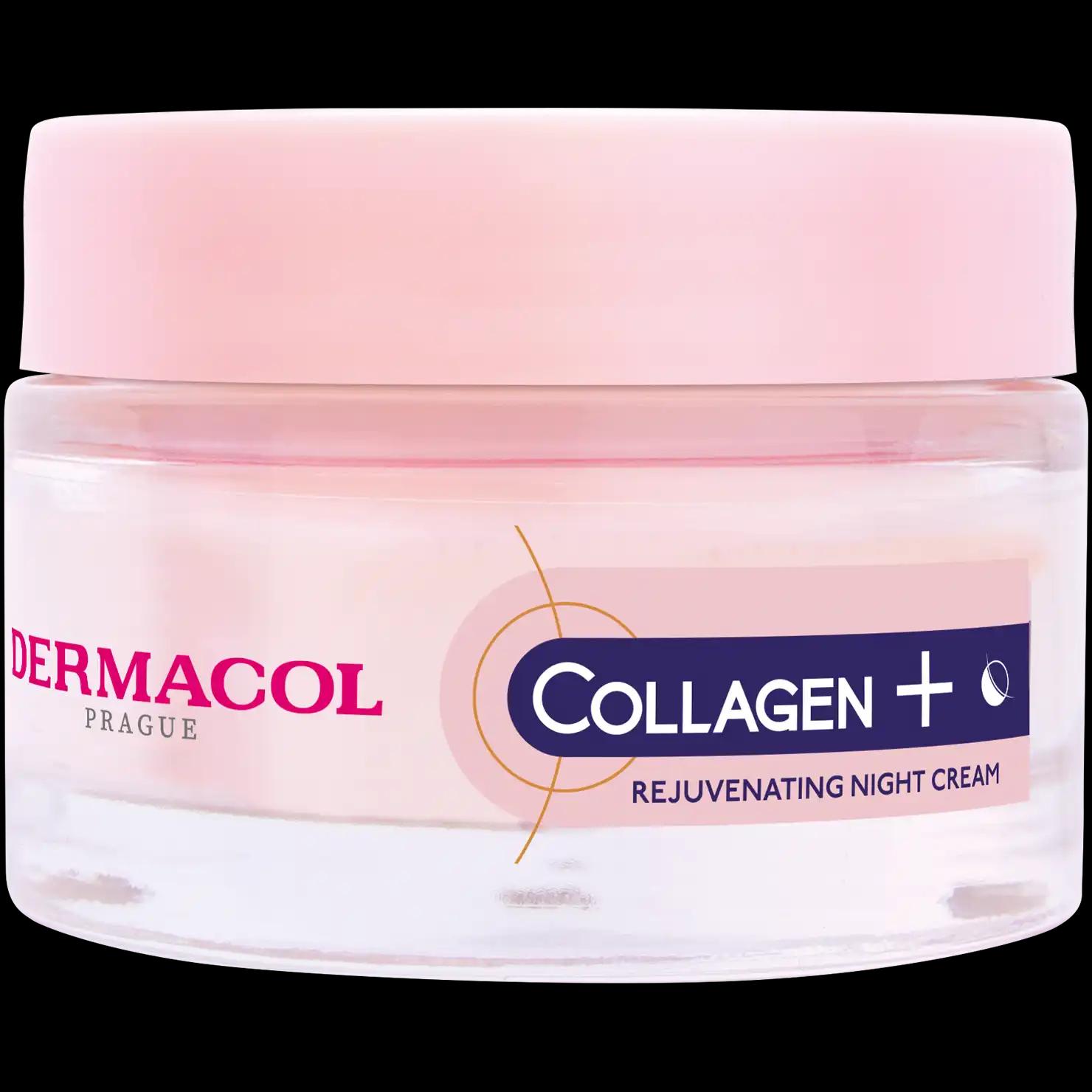 Dermacol Collagen+ odmładzający krem na noc z wysoką zawartością kolagenu, 50 ml