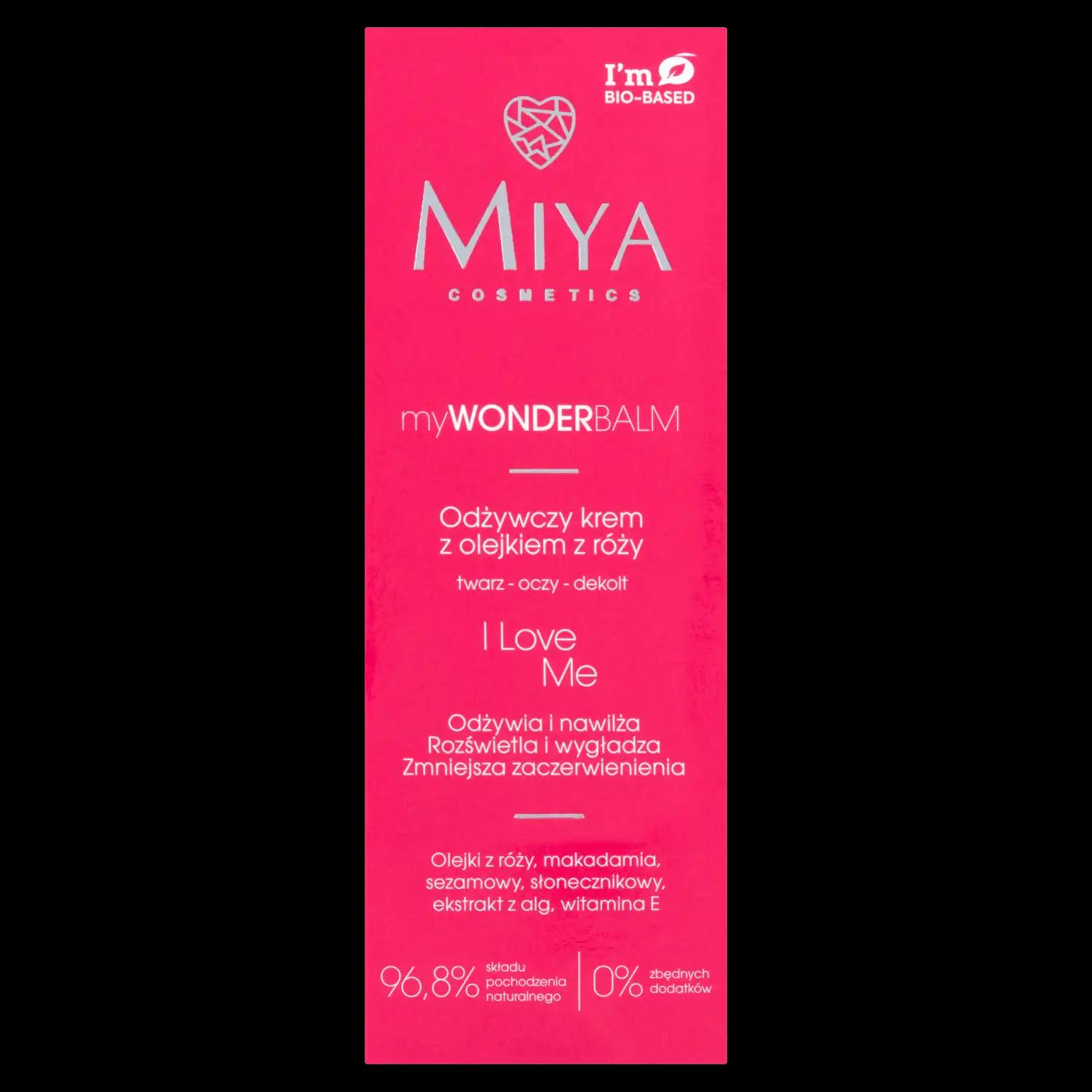 MIYA COSMETICS Miya Cosmetics MyWonderBalm odżywczy krem do twarzy z olejkiem z róży, 75 ml