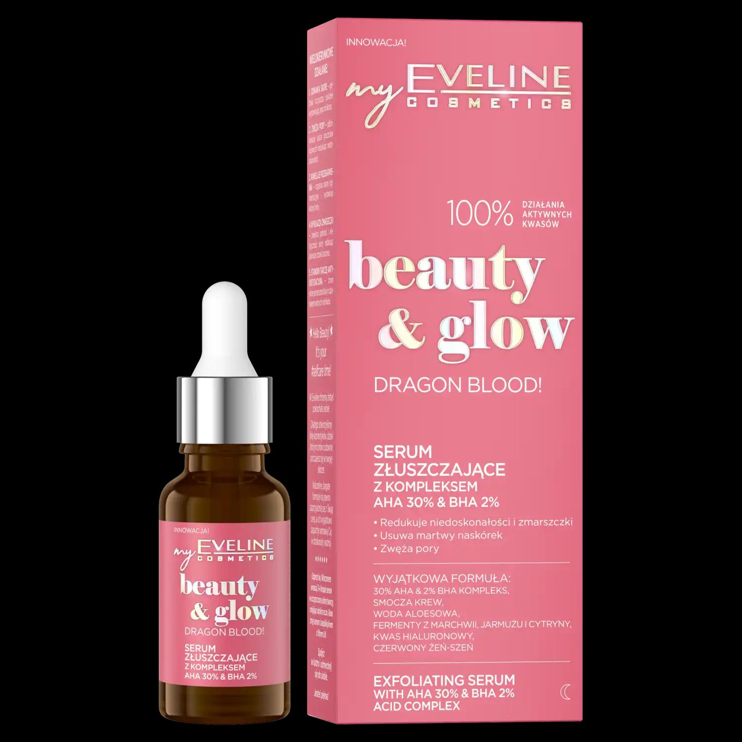 Eveline Cosmetics Beauty&Glow złuszczające serum do twarzy, 18 ml