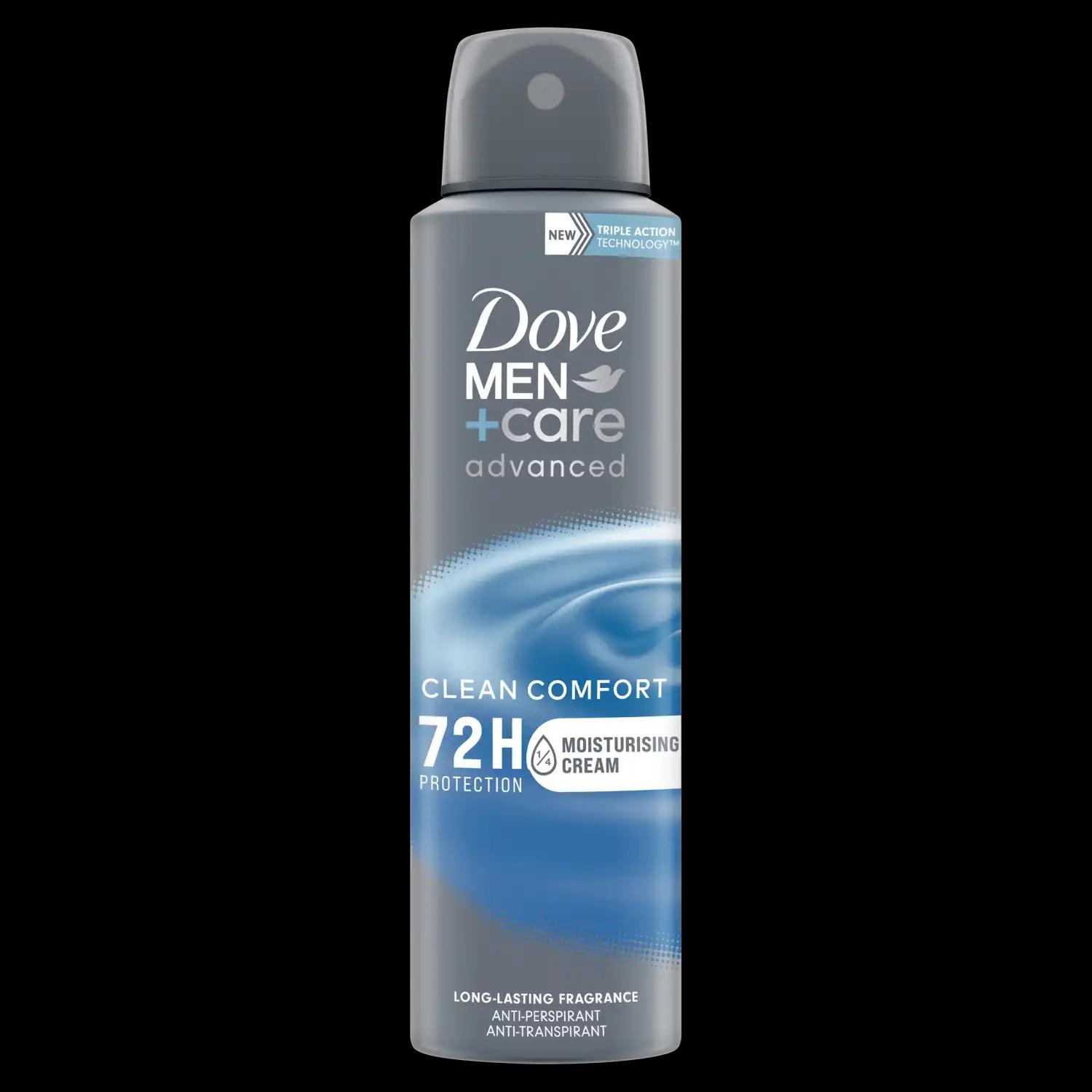 Dove Men+Care Clean Comfort antyperspirant w sprayu męski, 150 ml