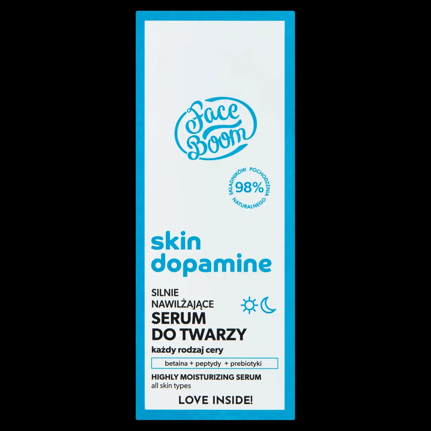 Faceboom Skin Dopamine nawilżające serum do twarzy, 30 ml