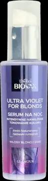 L'biotica L'BIOTICA BIOVAX Ultra Violet intensywnie nawilżające i tonujące na noc do włosów blond i siwych 100 ml