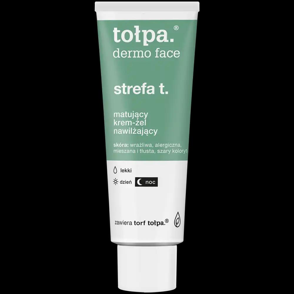 Tolpa Dermo Face Strefa T matujący krem-żel nawilżający, lekki, 40 ml