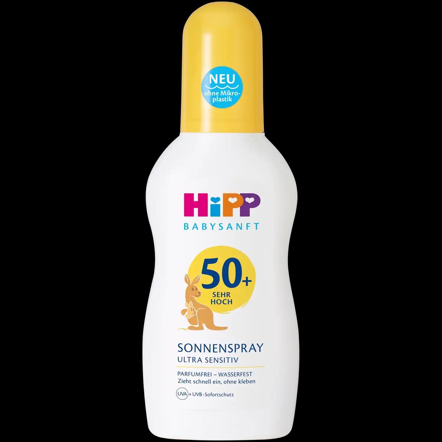 HiPP Hipp balsam ochronny z filtrem SPF50+ w sprayu dla dzieci, 150 ml